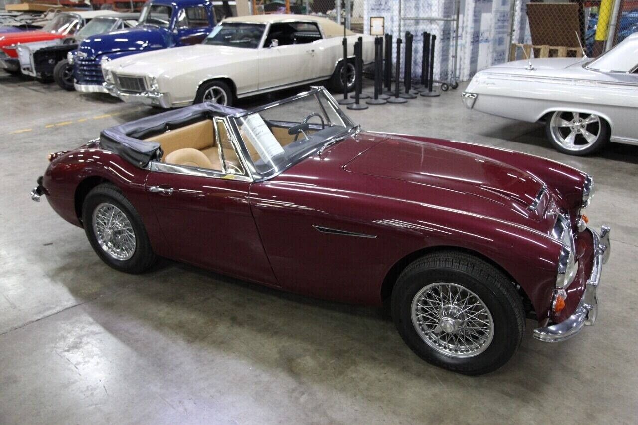 Austin-Healey-3000-Cabriolet-1965-Burgundy-Tan-37749-3