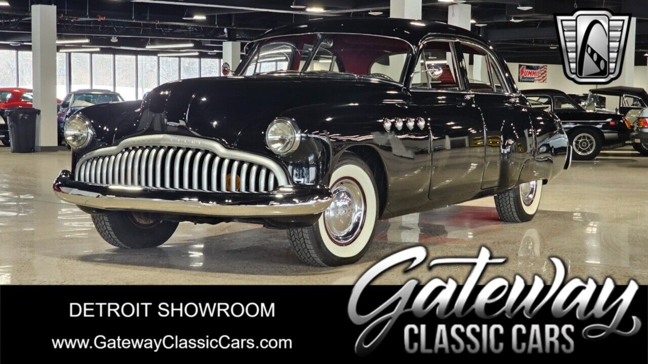 Buick-Roadmaster-Berline-1949-Black-Burgundy-94530