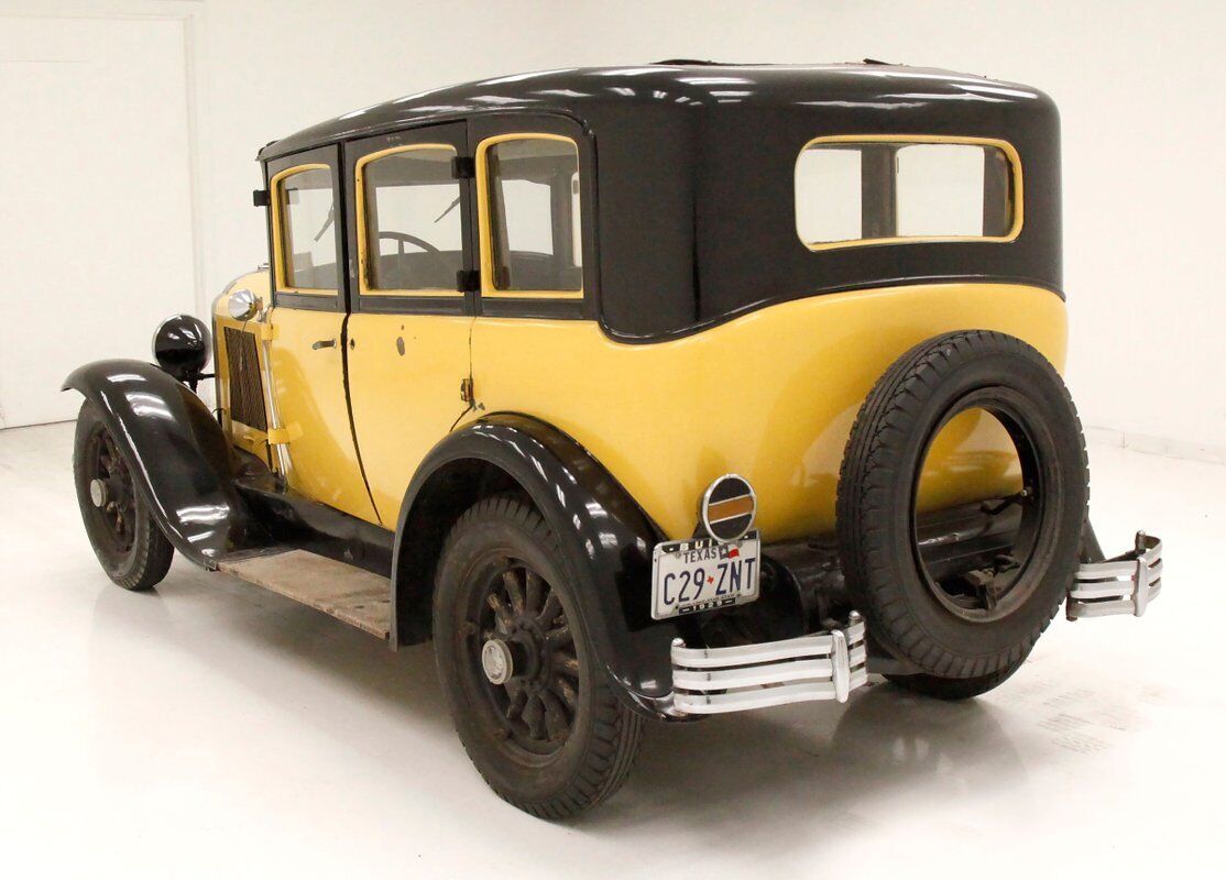 Buick-Series-116-Berline-1929-Yellow-Tan-140645-2