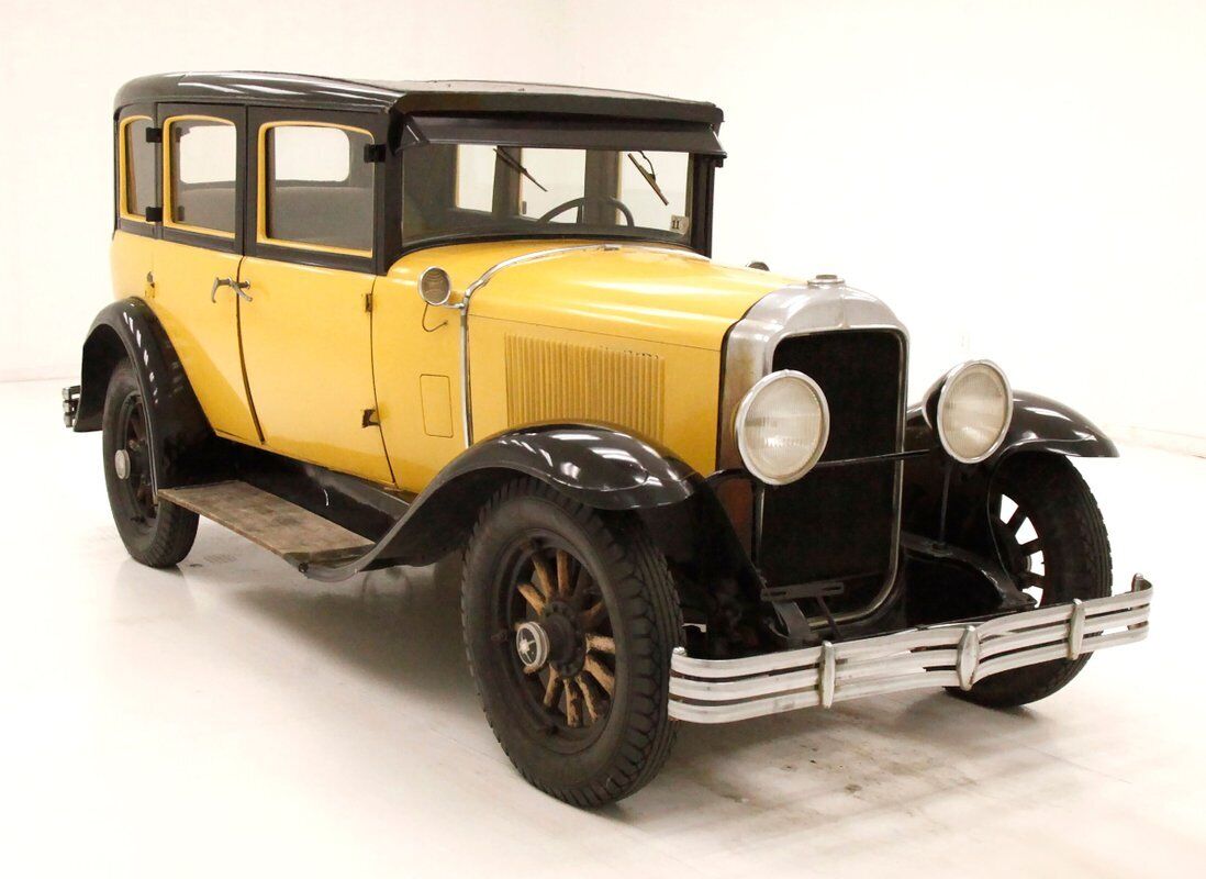 Buick-Series-116-Berline-1929-Yellow-Tan-140645-5