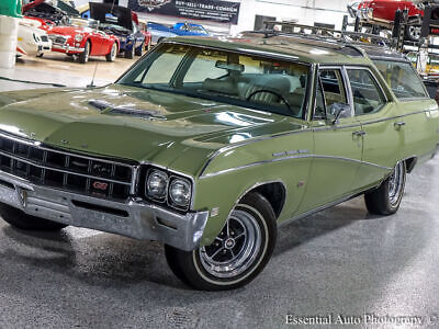 Buick-Sport-Wagon-Break-1969-Green-White-46077-4