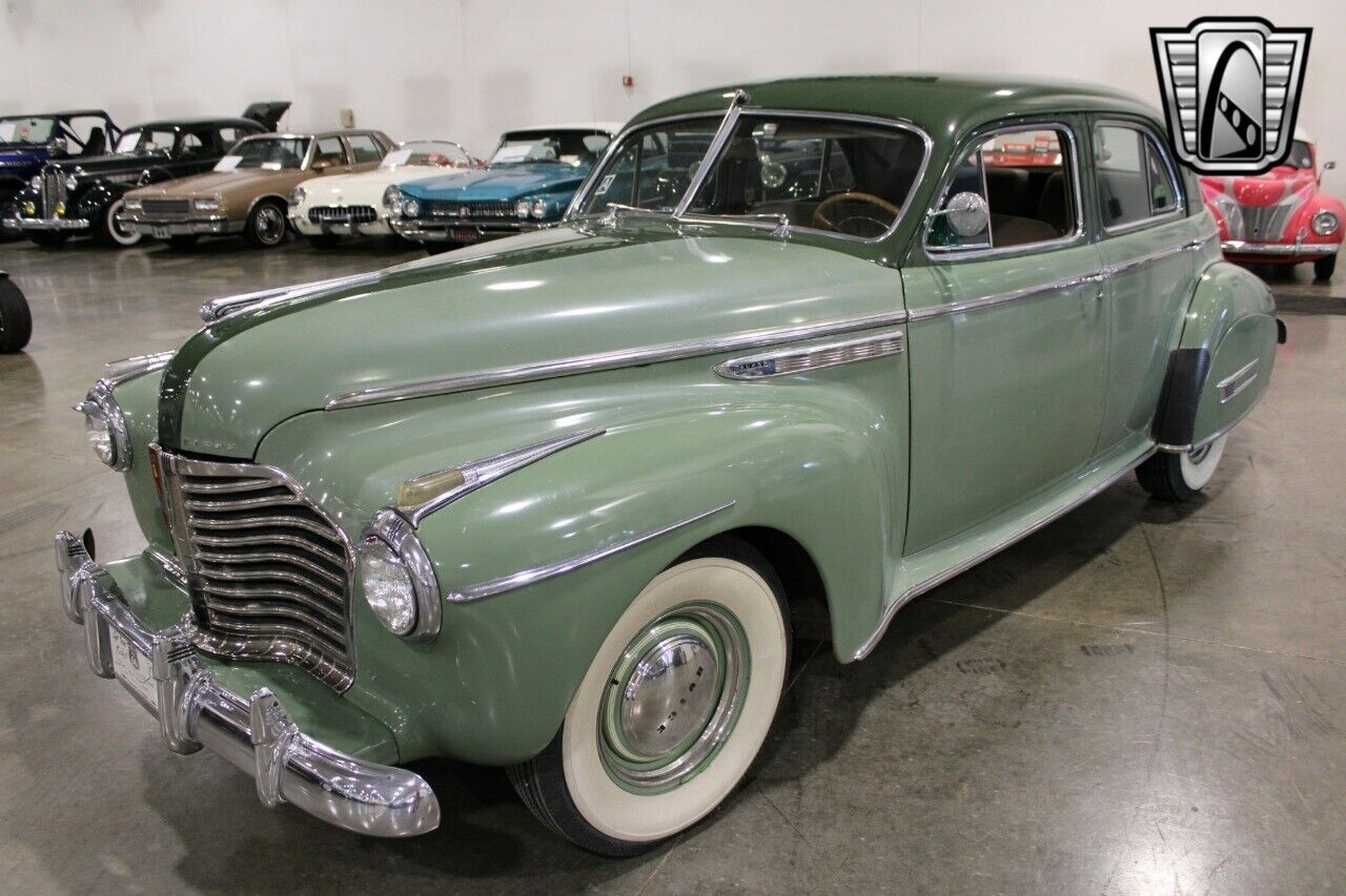 Buick-Super-Coupe-1941-Green-Brown-95059-2