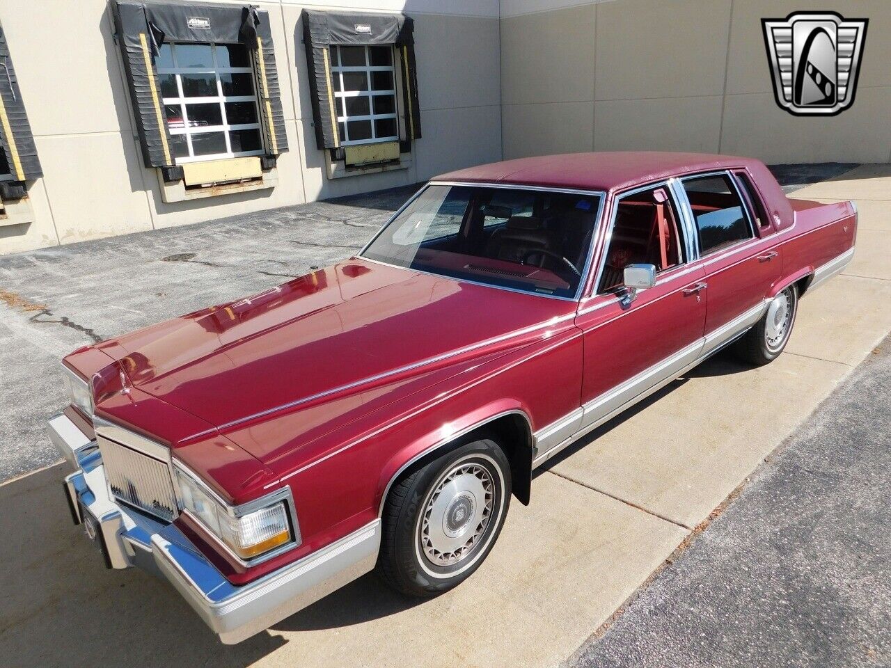 Cadillac-Brougham-Berline-1990-Red-Red-179086-2