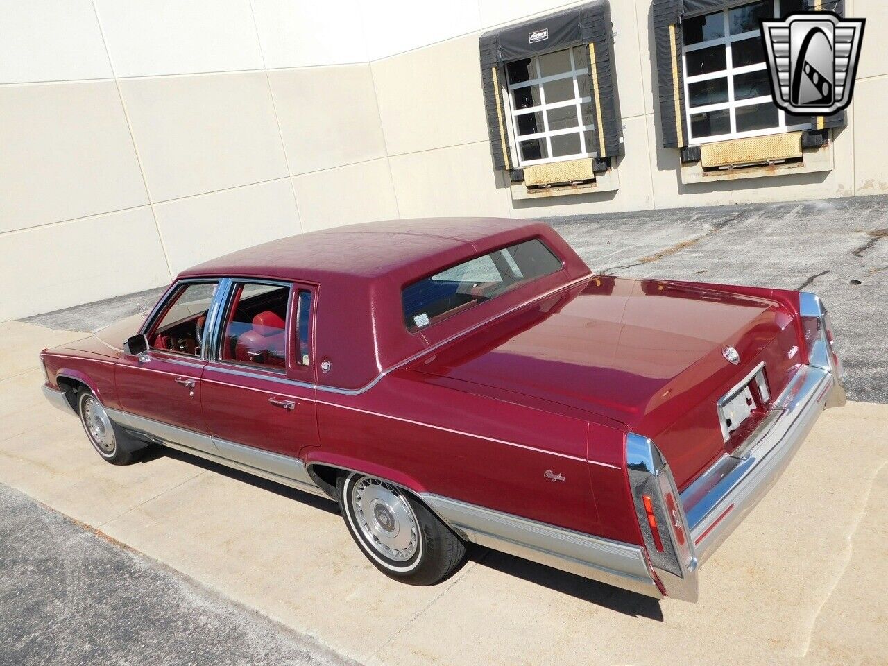 Cadillac-Brougham-Berline-1990-Red-Red-179086-4