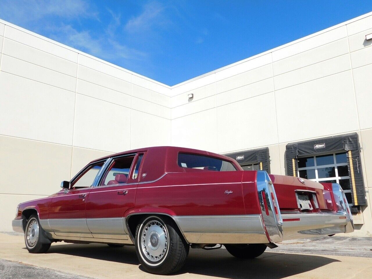 Cadillac-Brougham-Berline-1990-Red-Red-179086-6