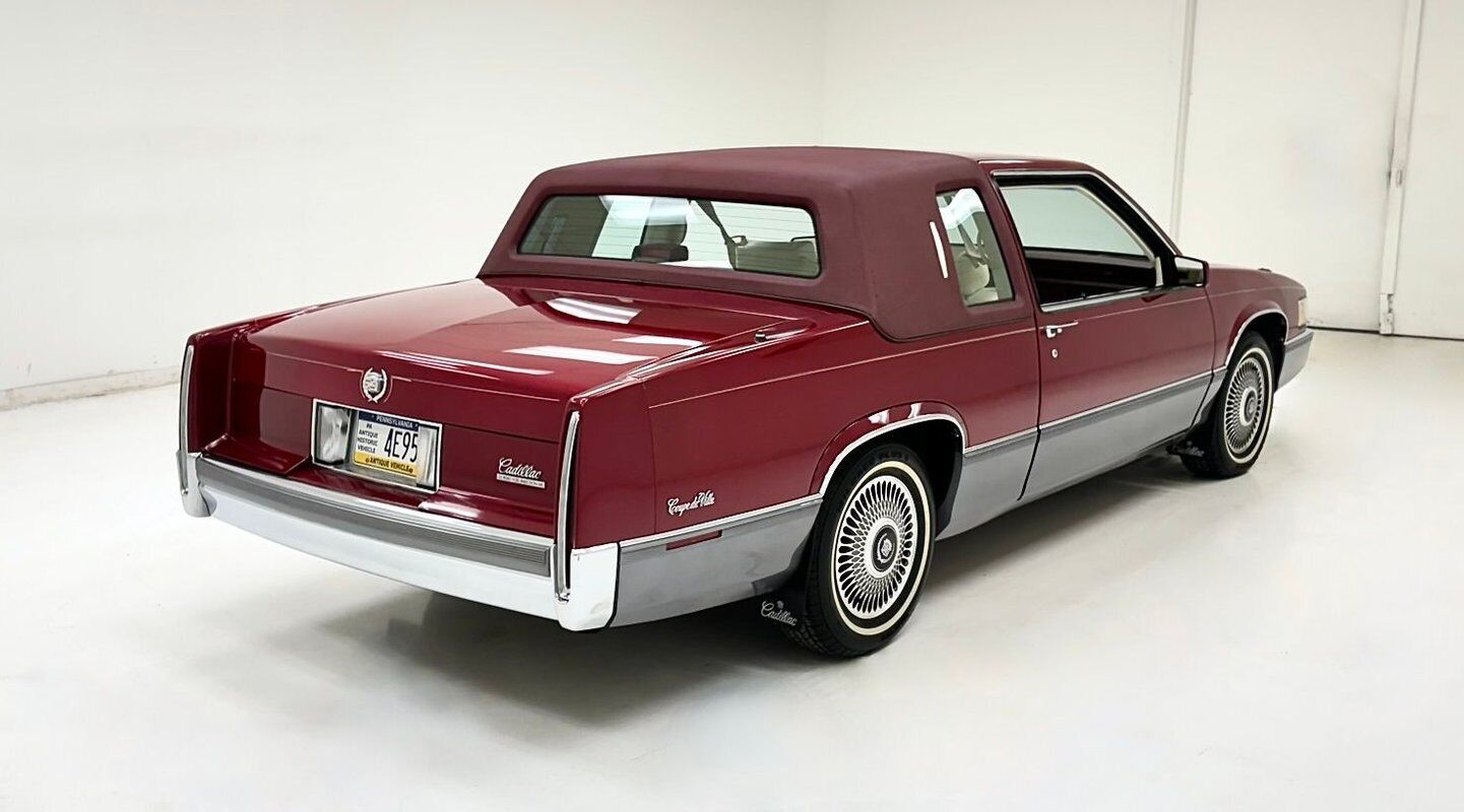 Cadillac-DeVille-1990-Red-White-150530-4