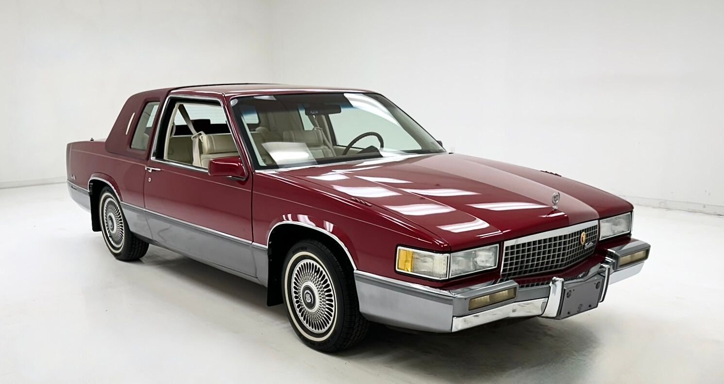 Cadillac-DeVille-1990-Red-White-150530-6