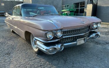 Cadillac-DeVille-Berline-1959-Pink-Pink-49085-9