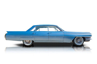 Cadillac-DeVille-Berline-1964-Blue-White-58665-1