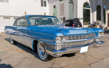 Cadillac-DeVille-Berline-1964-Blue-White-58665-11