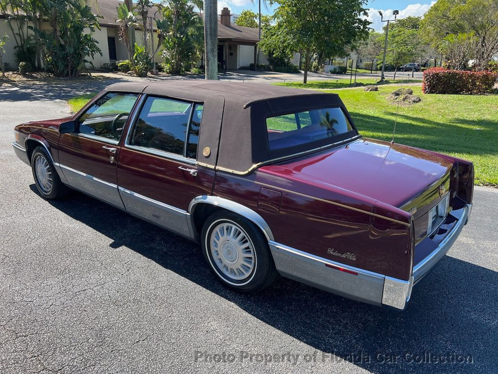 Cadillac-DeVille-Berline-1990-Burgundy-Red-125382-2