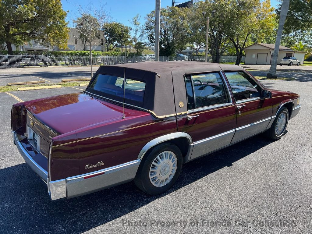 Cadillac-DeVille-Berline-1990-Burgundy-Red-125382-3