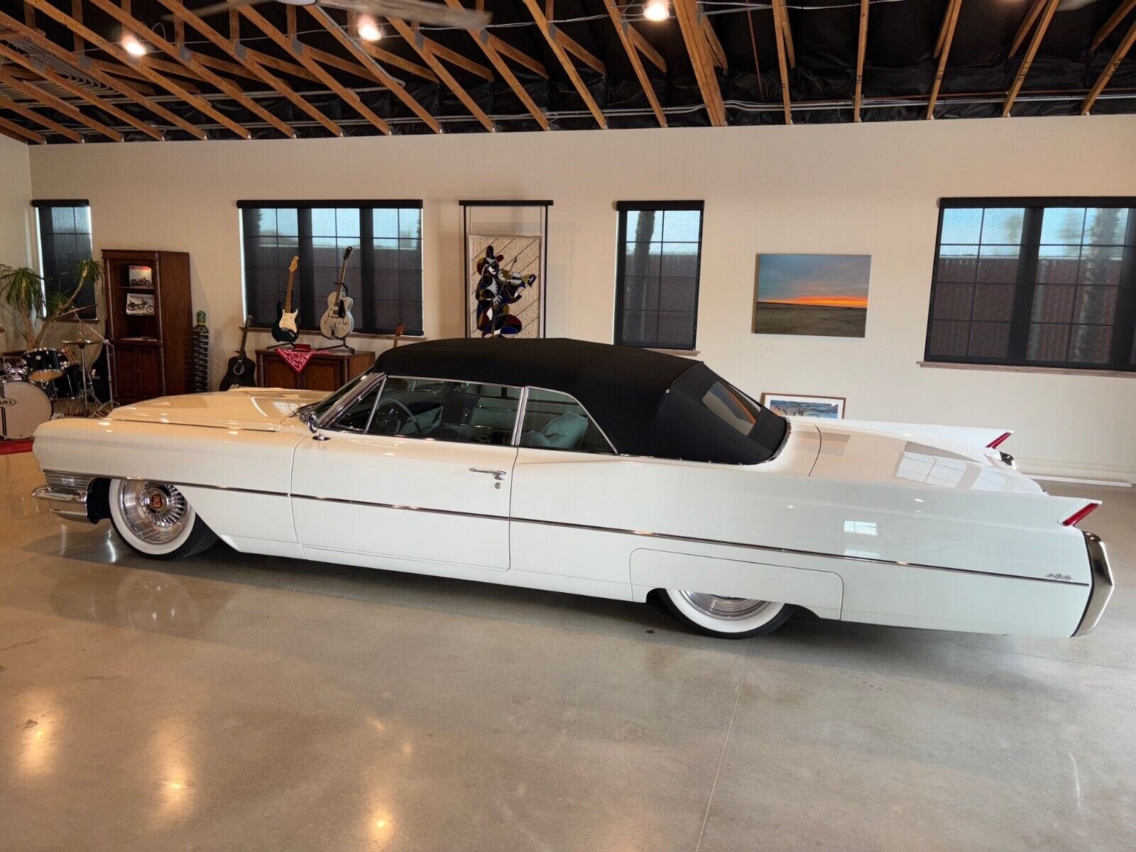 Cadillac-DeVille-Cabriolet-1964-White-White-3219-1