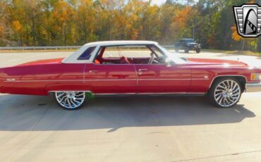 Cadillac-DeVille-Cabriolet-1975-Red-Red-11037-5