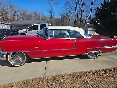 Cadillac-DeVille-Coupe-1956-Red-Gray-1086-2