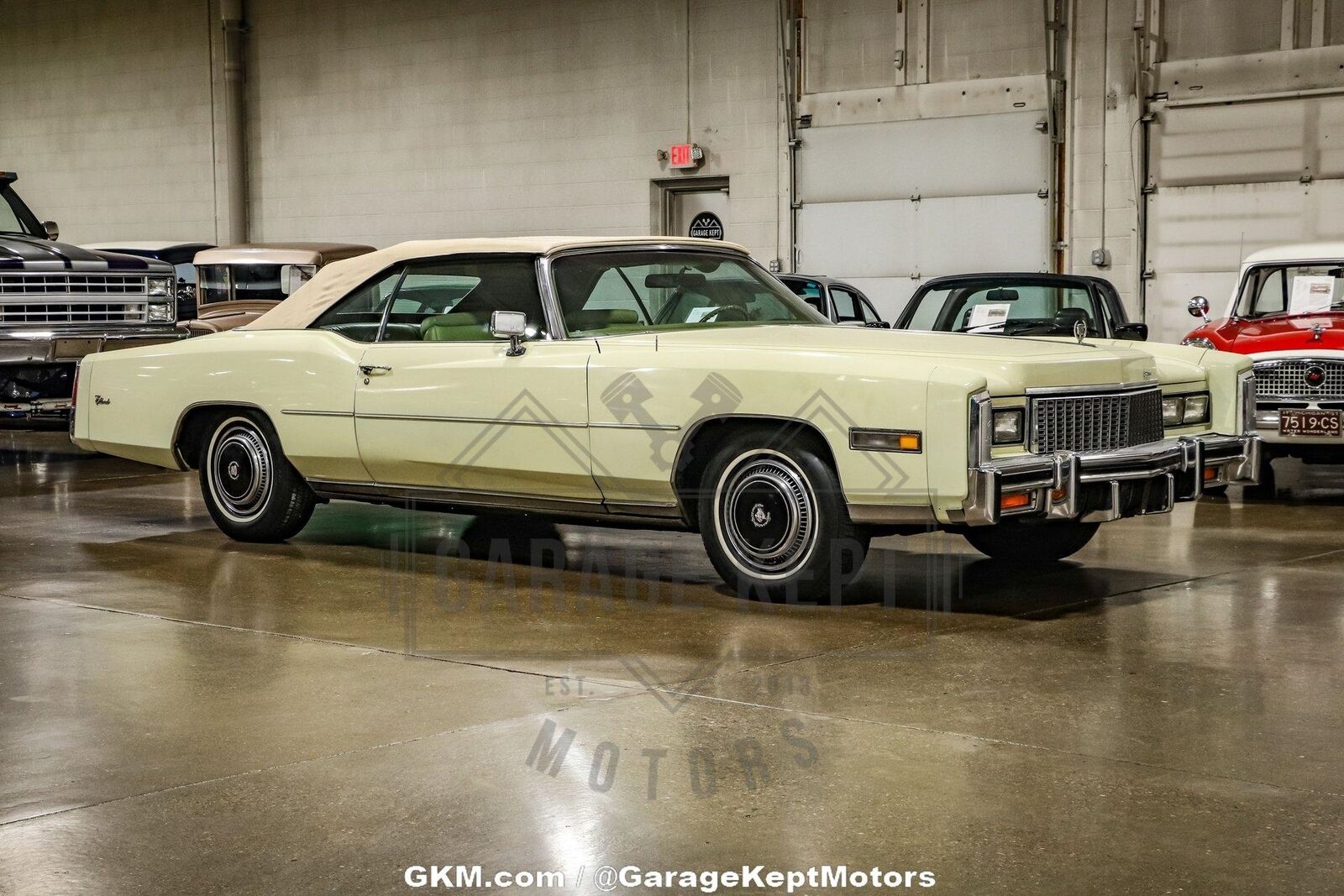 Cadillac-Eldorado-Cabriolet-1976-Yellow-Tan-146378-2