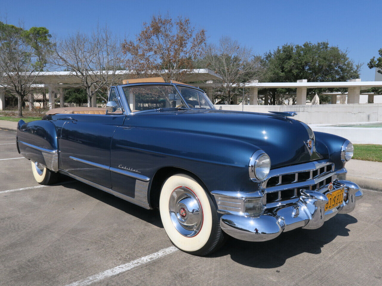 Cadillac-Series-62-Cabriolet-1949-Blue-Brown-101432-11