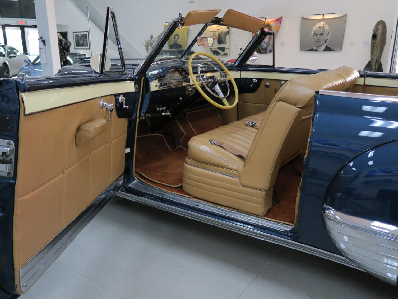 Cadillac-Series-62-Cabriolet-1949-Blue-Brown-101432-25