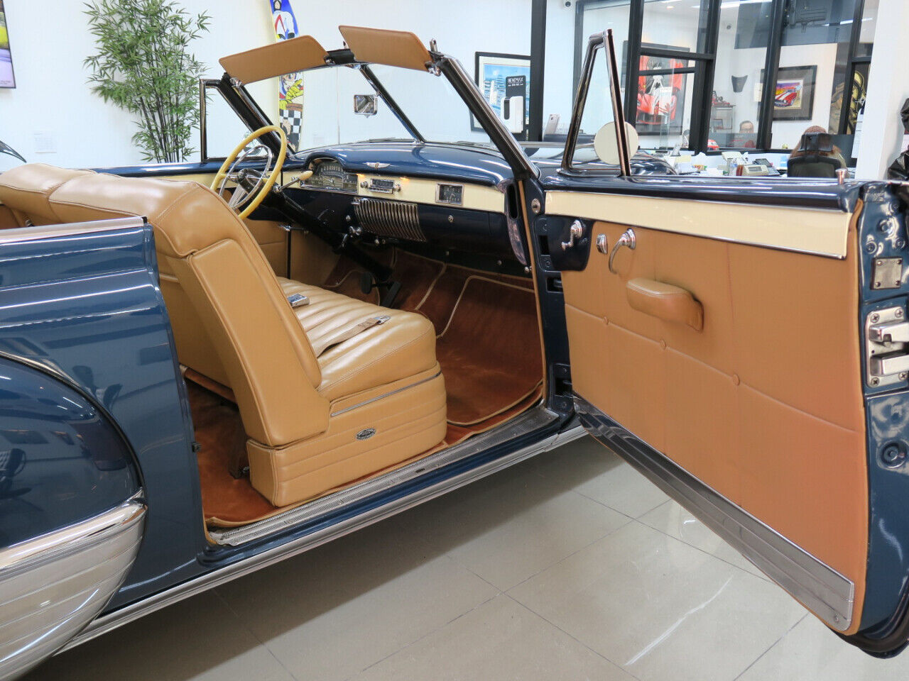 Cadillac-Series-62-Cabriolet-1949-Blue-Brown-101432-37