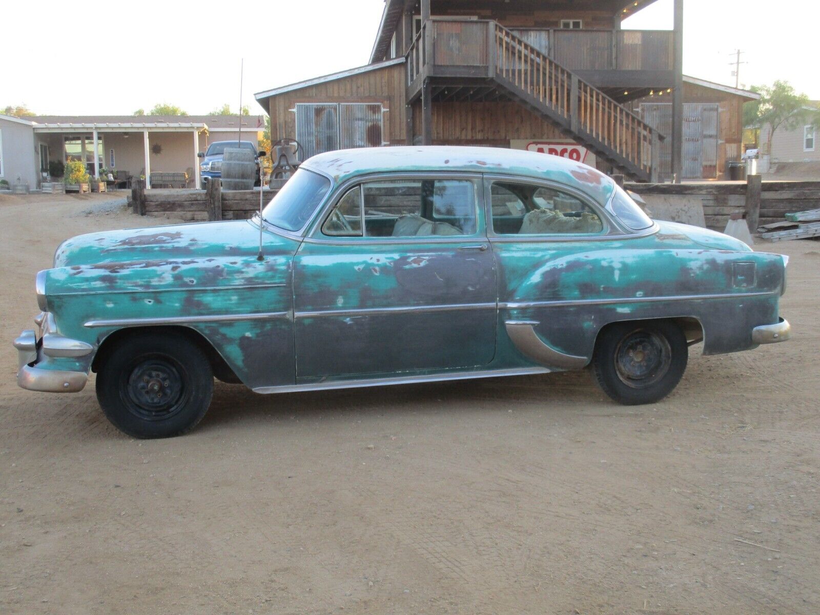 Chevrolet-Bel-Air150210-Berline-1954-Green-Green-128748-3