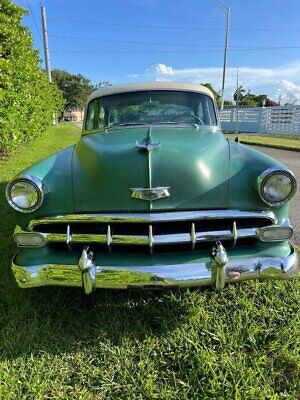 Chevrolet-Bel-Air150210-Berline-1954-Green-Green-40234-1