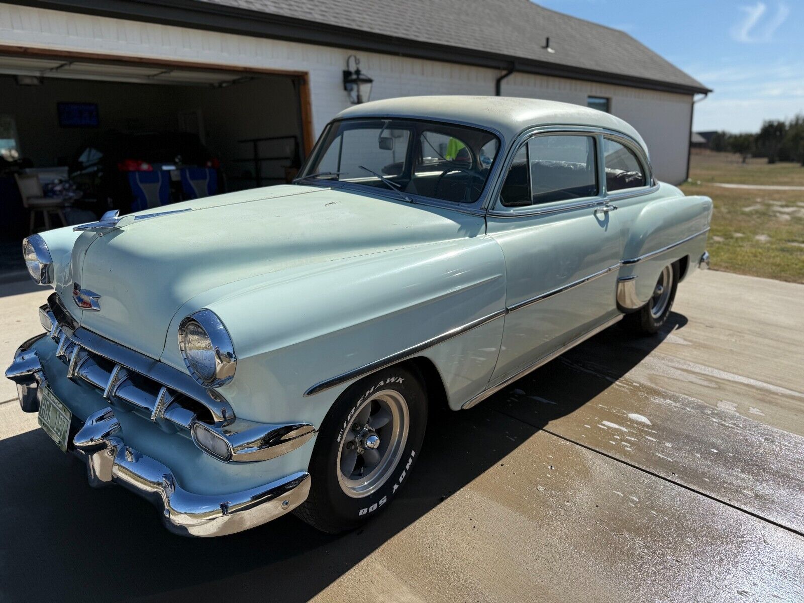 Chevrolet-Bel-Air150210-Berline-1954-Green-Green-78858-1