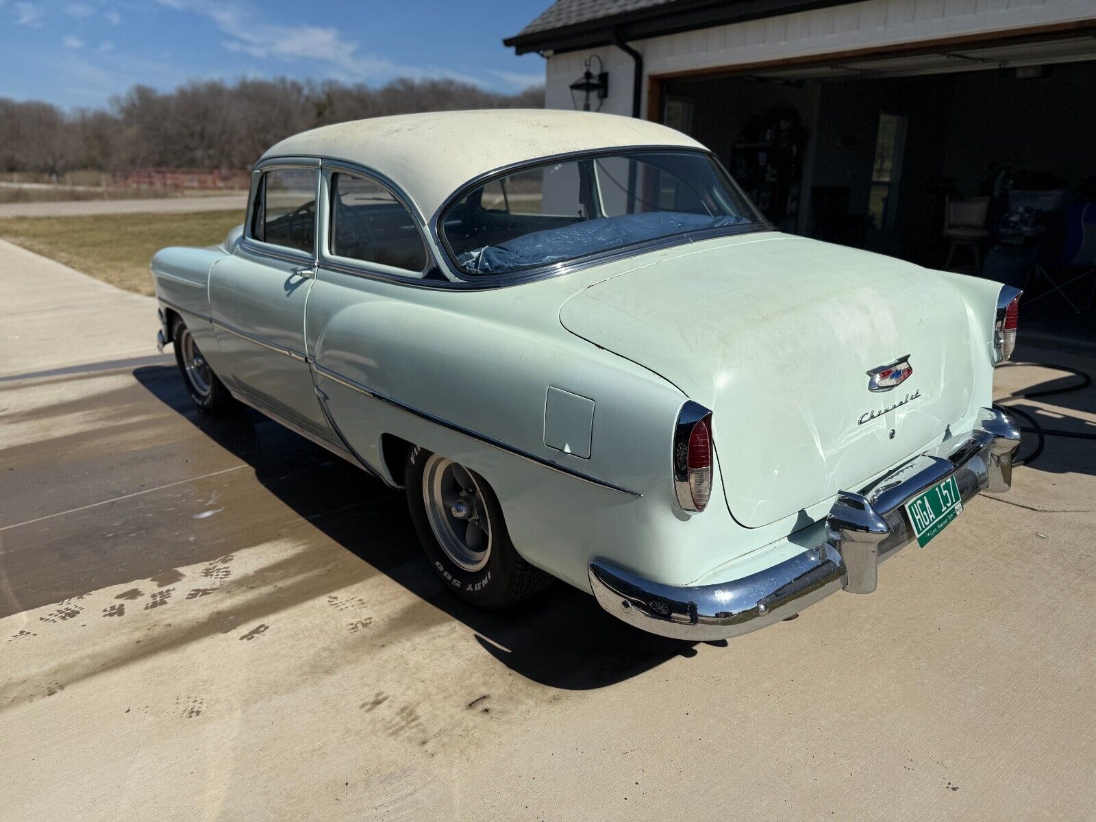 Chevrolet-Bel-Air150210-Berline-1954-Green-Green-78858-2