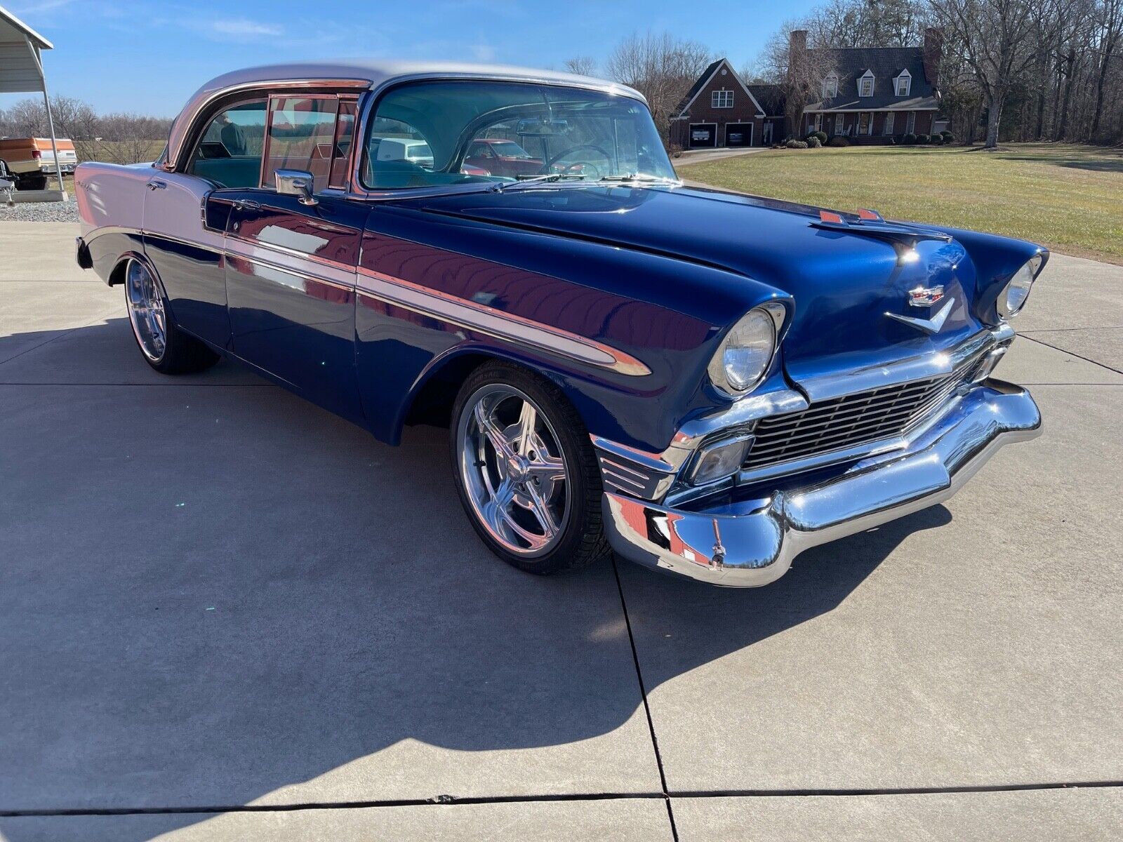 Chevrolet-Bel-Air150210-Berline-1956-Blue-1609-2