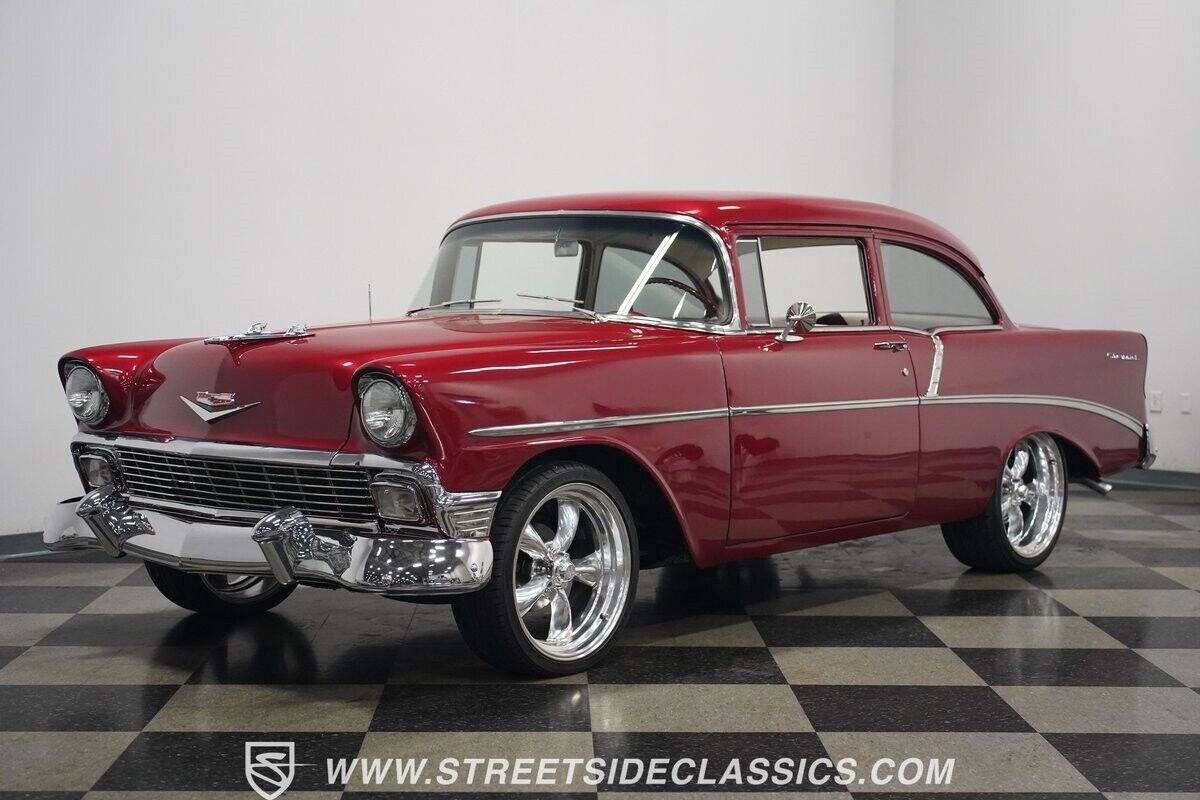 Chevrolet-Bel-Air150210-Berline-1956-Red-Maroon-88121-7