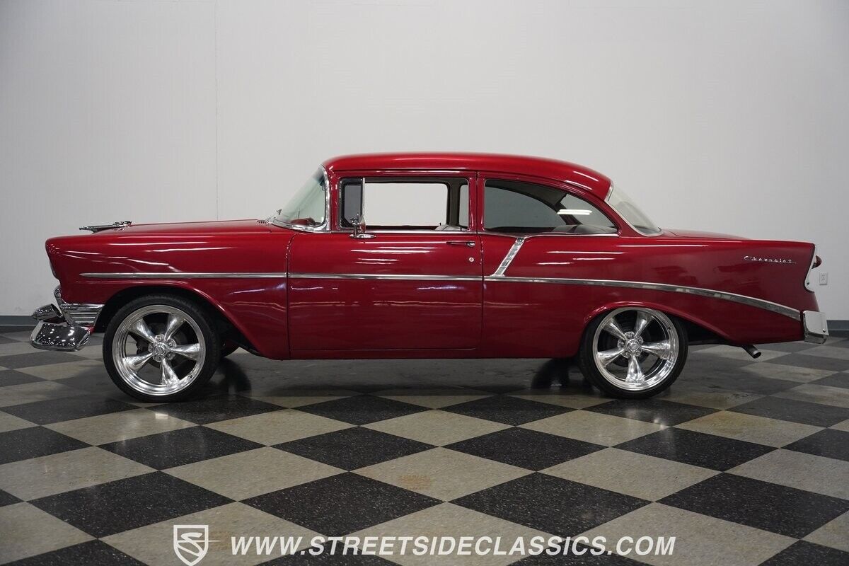 Chevrolet-Bel-Air150210-Berline-1956-Red-Maroon-88121-9