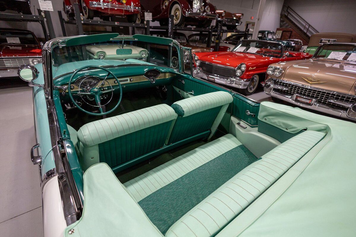 Chevrolet-Bel-Air150210-Cabriolet-1956-Green-Green-84211-1