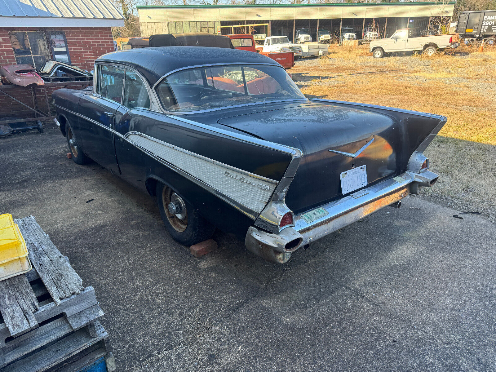 Chevrolet-Bel-Air150210-Coupe-1957-Black-160934-4