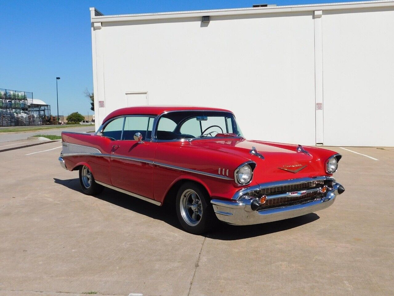 Chevrolet-Bel-Air150210-Coupe-1957-Red-Black-74197-9