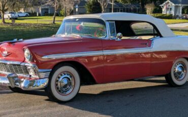 Chevrolet-Belair-1956-red-161