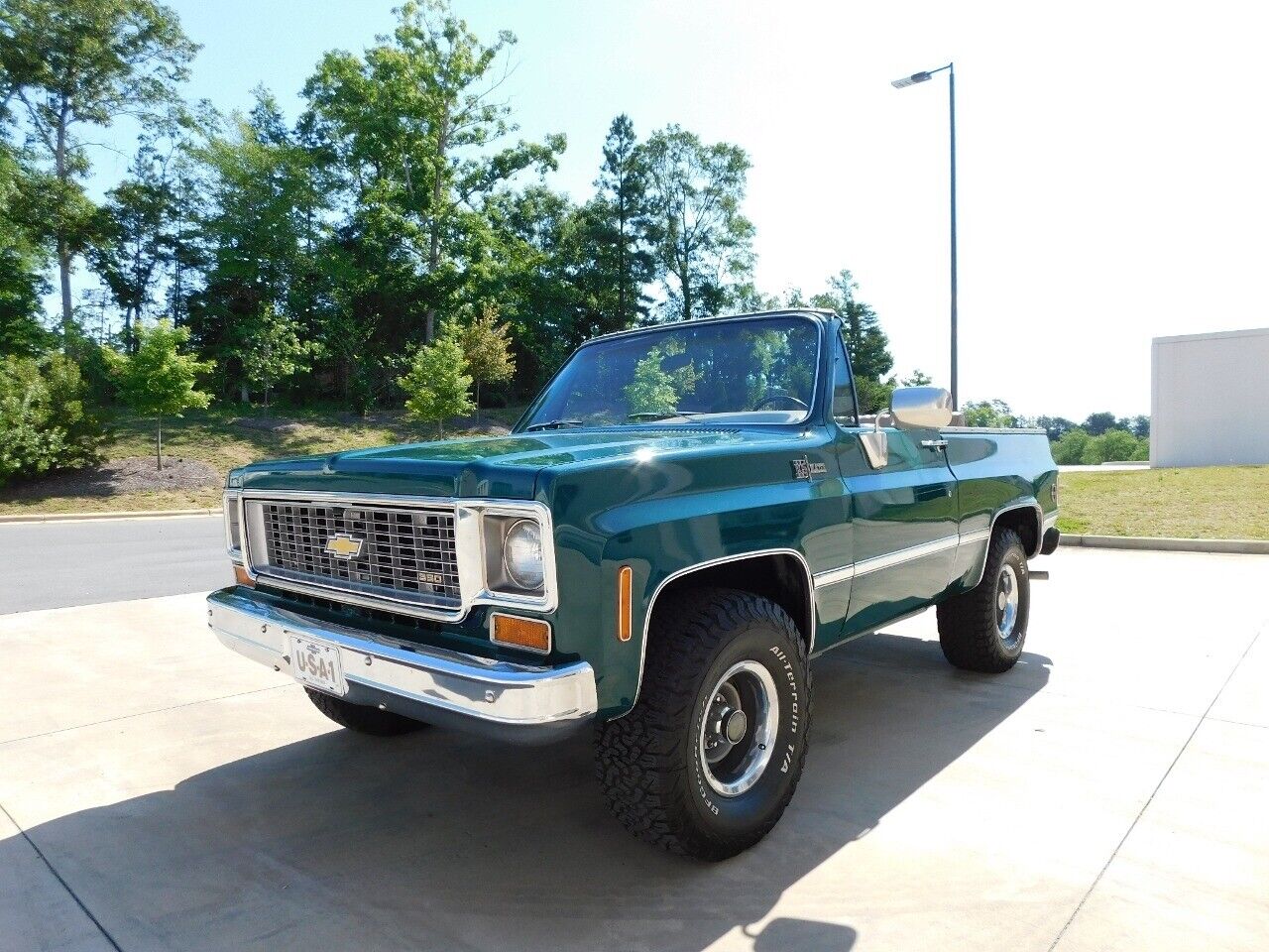 Chevrolet-Blazer-Cabriolet-1973-Green-Saddle-157106-4