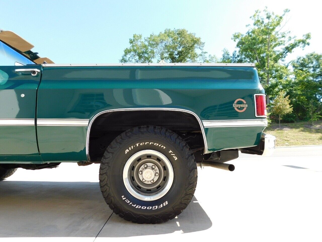 Chevrolet-Blazer-Cabriolet-1973-Green-Saddle-157106-7