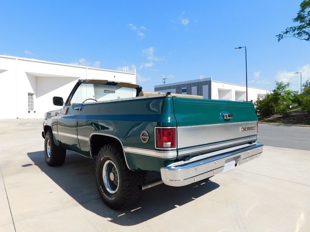 Chevrolet-Blazer-Cabriolet-1973-Green-Saddle-157106-8