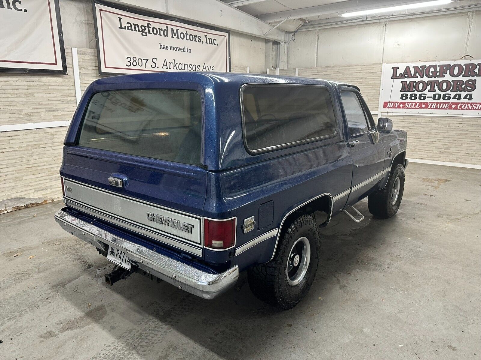 Chevrolet-Blazer-SUV-1986-Blue-Tan-220477-5