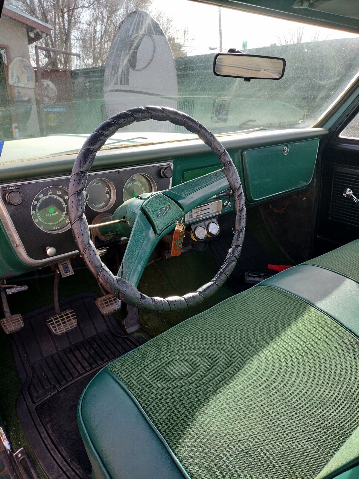 Chevrolet-C-10-1969-Green-Green-16093-16