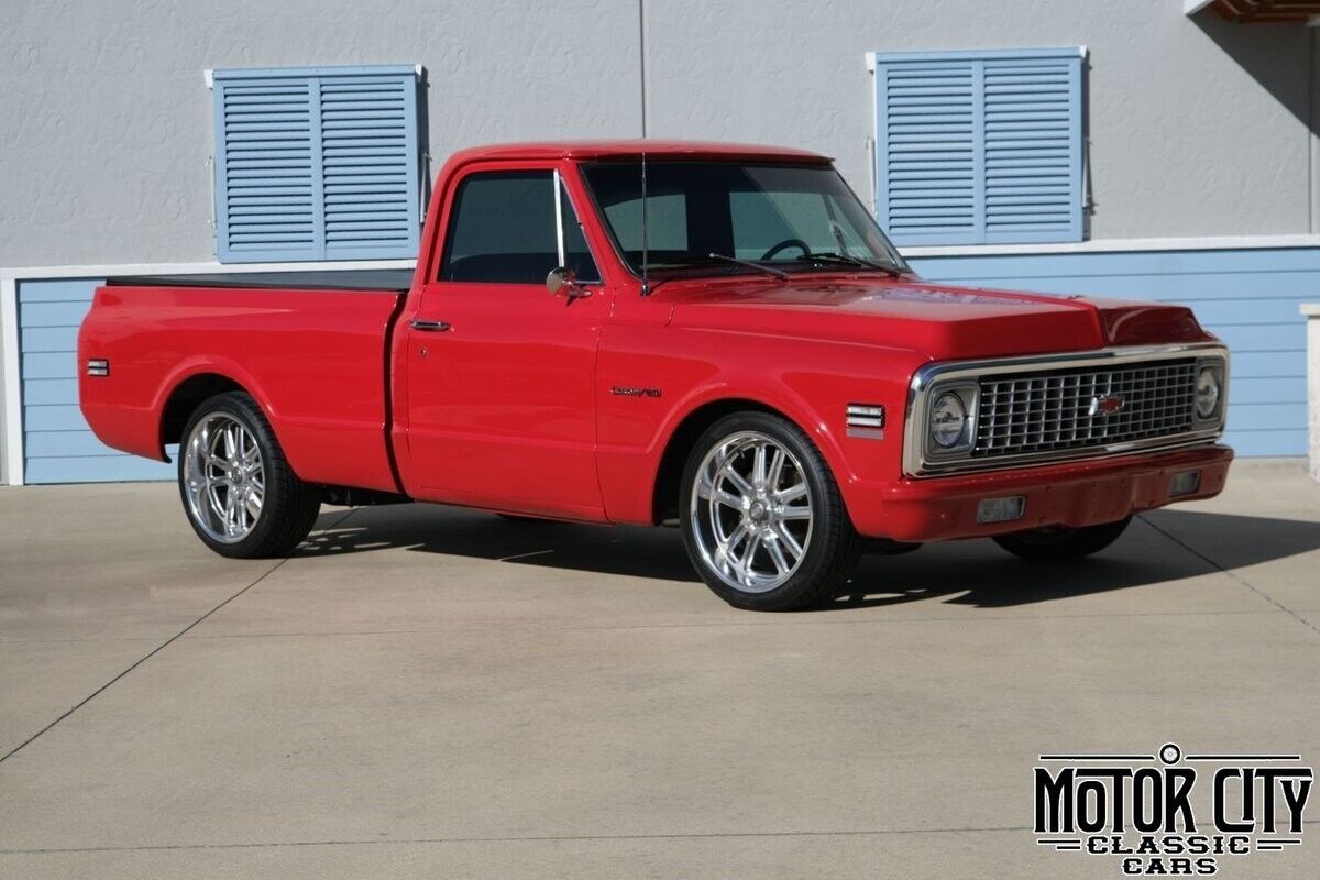 Chevrolet-C-10-1971-Red-Tan-830-6