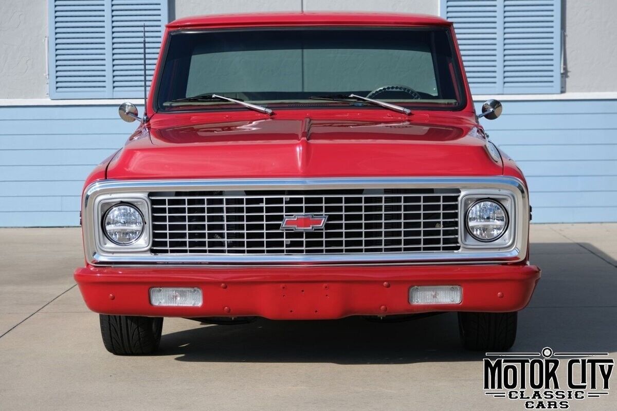 Chevrolet-C-10-1971-Red-Tan-830-7