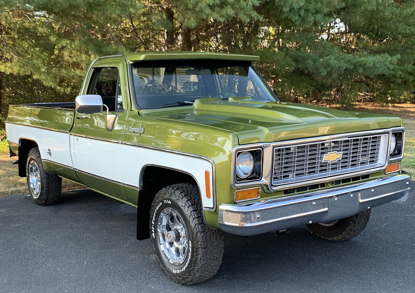 Chevrolet-C-10-1973-LIME-GREEN-AVOCADO-59551-1