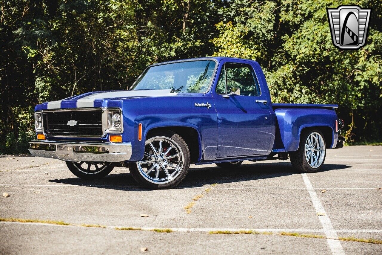 Chevrolet-C-10-1974-Blue-Black-3977-2