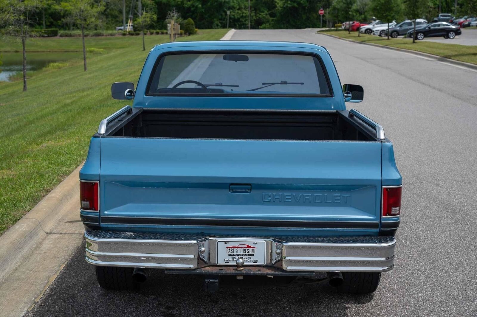 Chevrolet-C-10-1985-Blue-Tan-2486-4