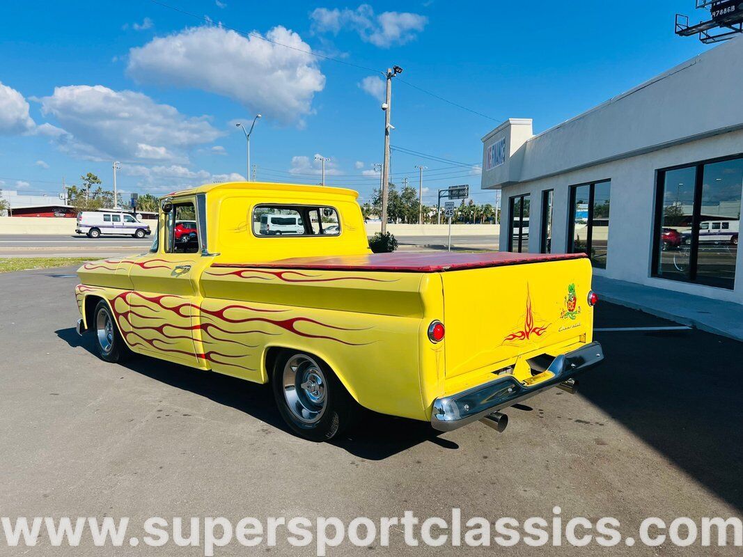 Chevrolet-C-10-Pickup-1963-Yellow-Red-0-2