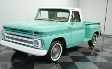 Chevrolet-C-10-Pickup-1965-Teal-White-21631-5