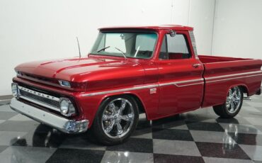 Chevrolet-C-10-Pickup-1966-Burgundy-Gray-84803-6