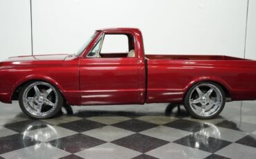 Chevrolet-C-10-Pickup-1970-Burgundy-Tan-0-2