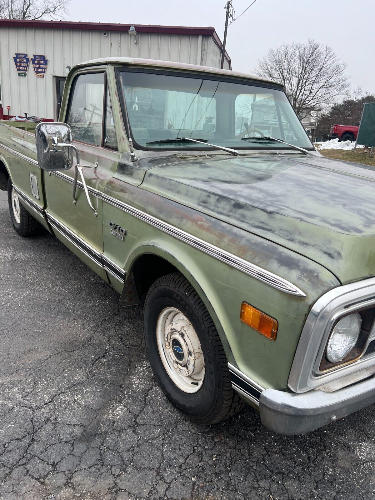 Chevrolet-C-10-Pickup-1970-Green-Green-80467-1