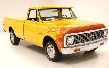 Chevrolet-C-10-Pickup-1971-Yellow-Black-190353-5